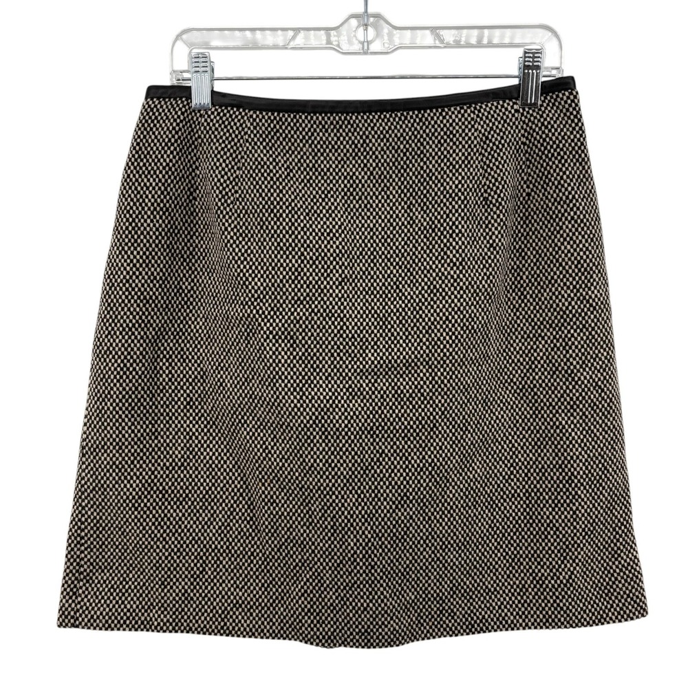 Talbots Petites Wool Silk A-Line Skirt 12